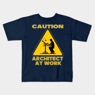 Architect at Work Kids T-Shirt